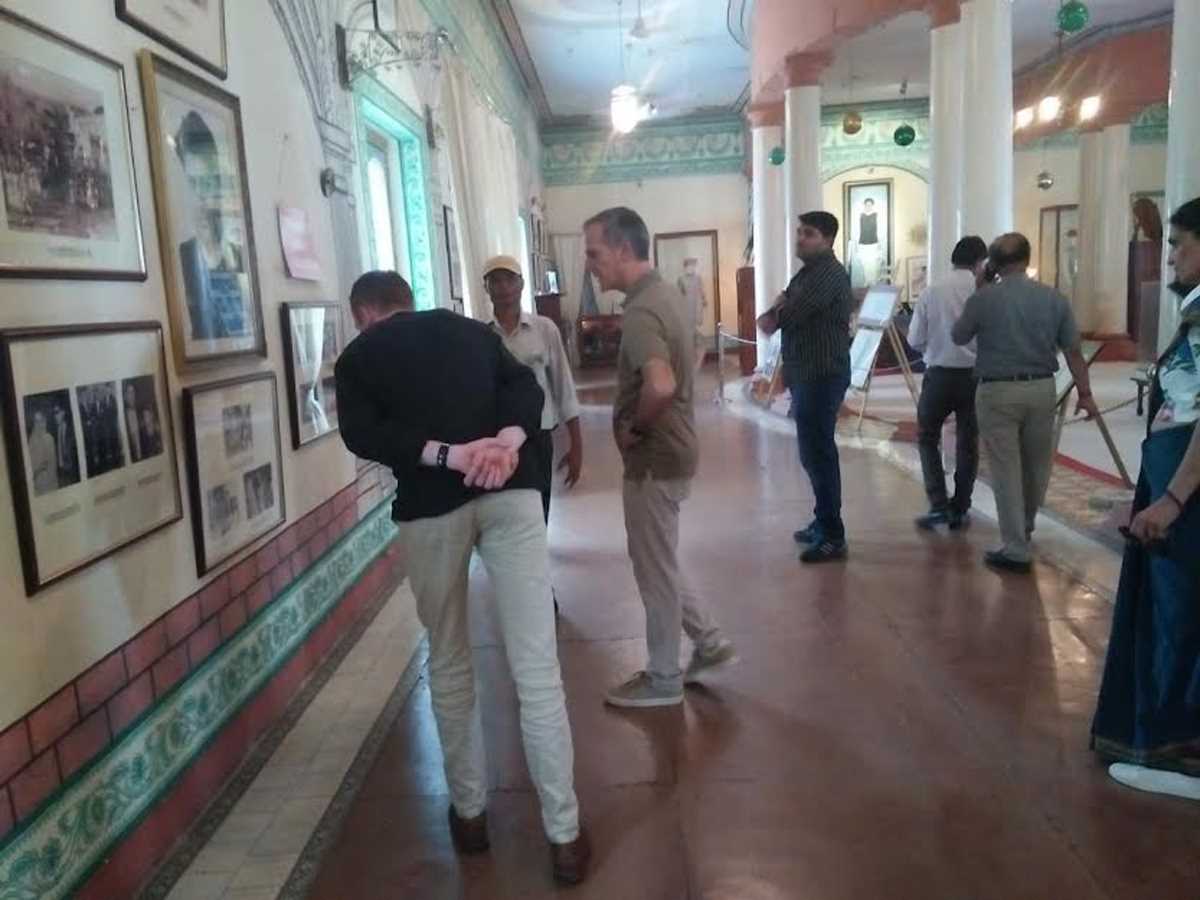 भारत में अमरीका के राजदूत एरिक गार्सेटी ग्वालियर में